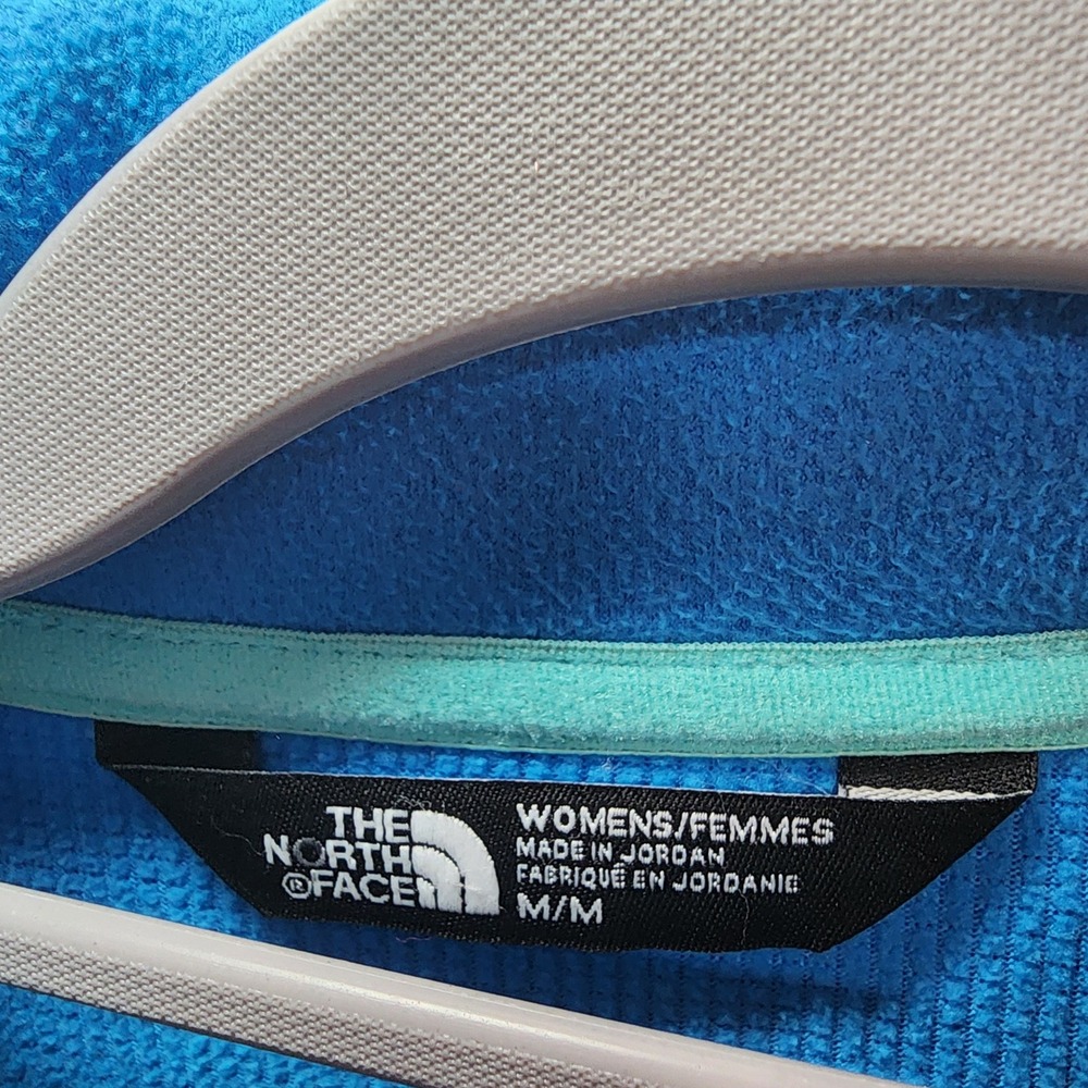 The North Face Womens‎ Blue Fleece Lined Jacket Full Zip M Medium - Picture 3 of 6